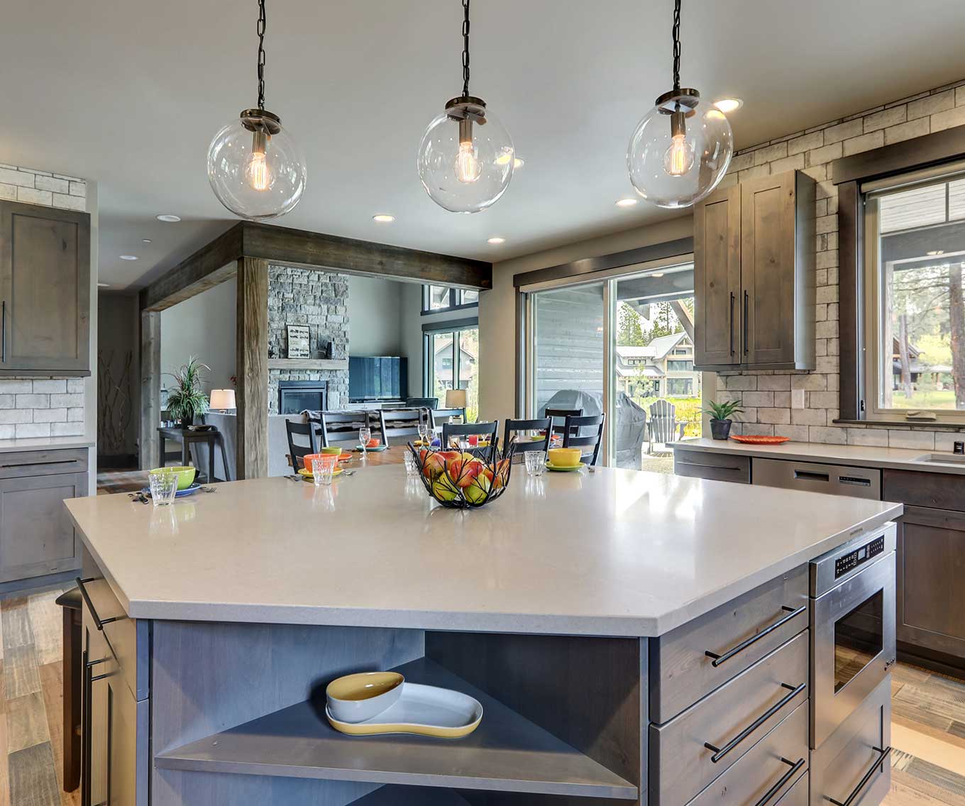 Interior of a modern kitchen showcasing potential home improvements funded by home equity.