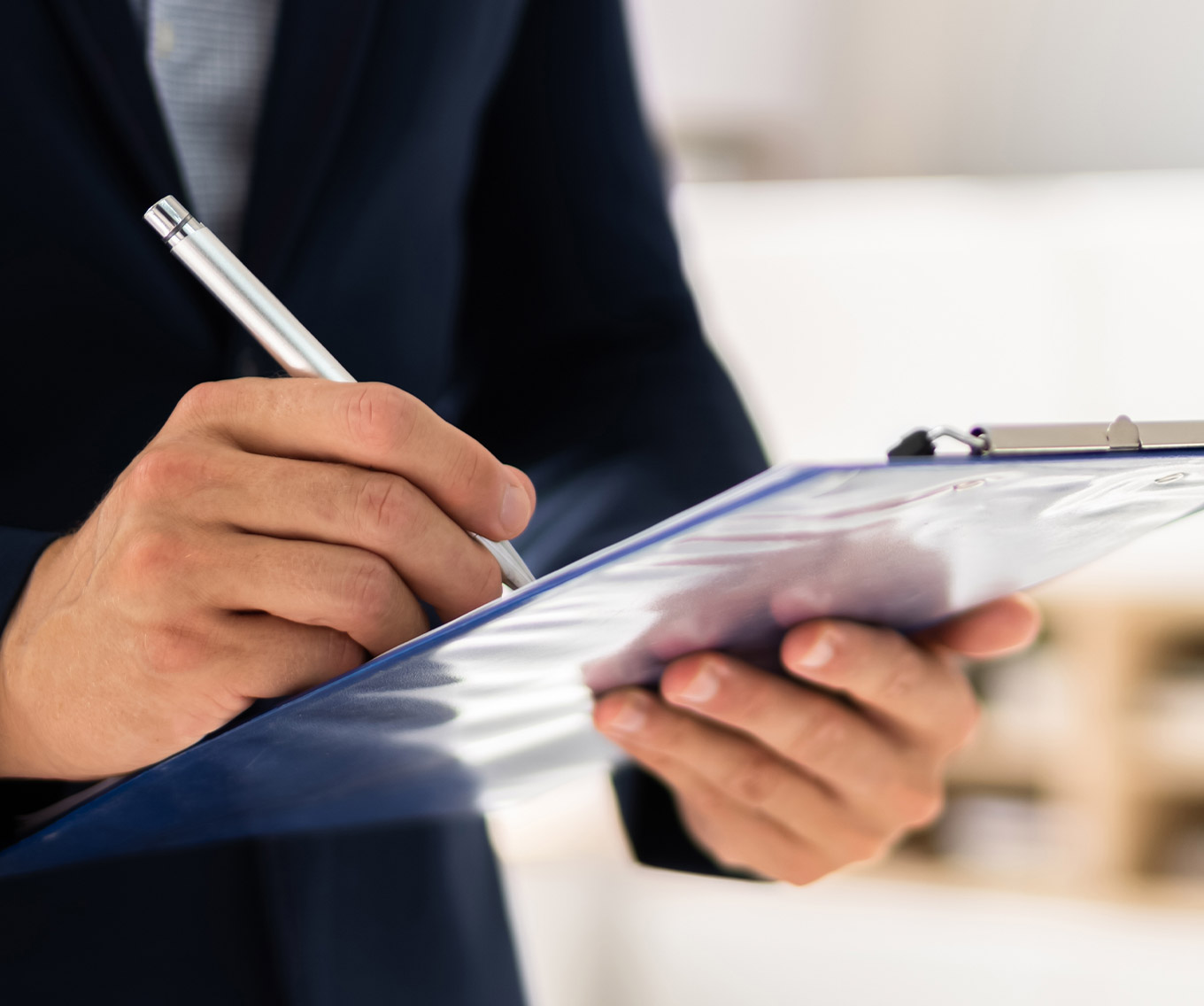 Home appraisal being completed